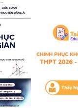 Chinh Phục Không Gian Oxyz THPT 2026 Thầy Nguyễn Đăng Ái - Tư Duy Mở PDF